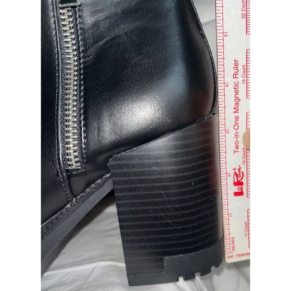 Esprit Perlina Black Chunky Boots Ankle Zip Lug High Heel Platform Casual Wom 7 - Picture 10 of 10